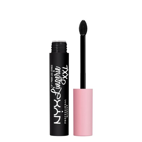 NYX PROFESSIONAL MAKEUP Lip Lingerie XXL Matte Liquid Lipstick - Naughty Noir Black Shade