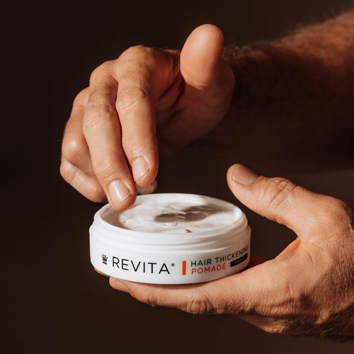 DS Labs Men's Revita Matte Pomade - Medium Hold Styling Cream with Biotin & Caffeine | 3.3 fl oz