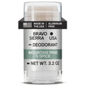 Bravo Sierra Aluminum-Free Deodorant for Men - Natural Ingredients for All-Day Odor & Sweat Protection | Mountain Pine & Spice, 3.2 oz - Paraben & Cruelty-Free, Vegan