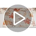 Fall Table Runner Pumpkin Maple Leaf Watercolor 13x72 Inch Seasonal Autumn Dining Decor - GAGEC