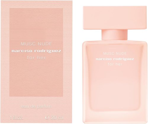 Narciso Rodriguez Eau de Parfum for Her - Musc Nude, 1 Fl. Oz | Elegant & Alluring Fragrance