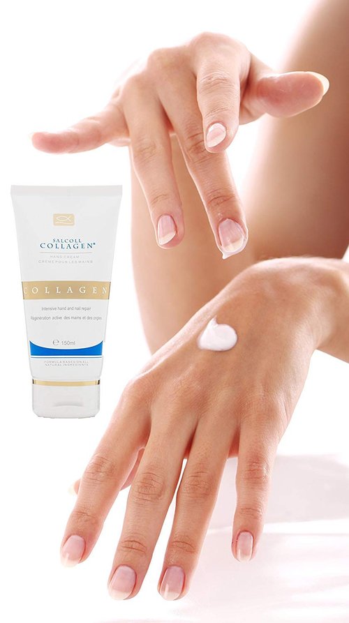 Salcoll Pure Bioactive Anti-Aging Hand Cream - Hypoallergenic Moisturizer for All Skin Types, 150 ml