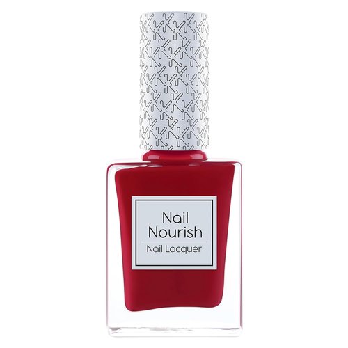 Kay Beauty Nail Nourish Enamel Polish - Quick Dry Crimson Hue 35 | Gel Effect & Hydrating Shine