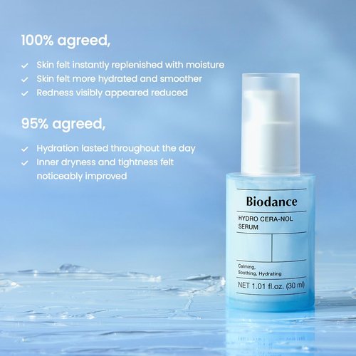 BIODANCE Hydro Cera-nol Serum - Hydrating & Soothing Facial Serum for Dry Skin | 1.01 fl. oz