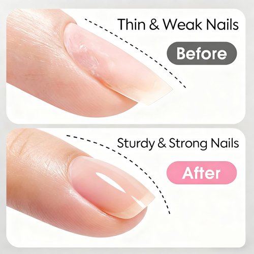 OXXI Professional Big Size 50ML Rubber Base Coat Gel Nail Polish Tpo Hema Free,Large Capacity Refill Pack Nail Base Coat