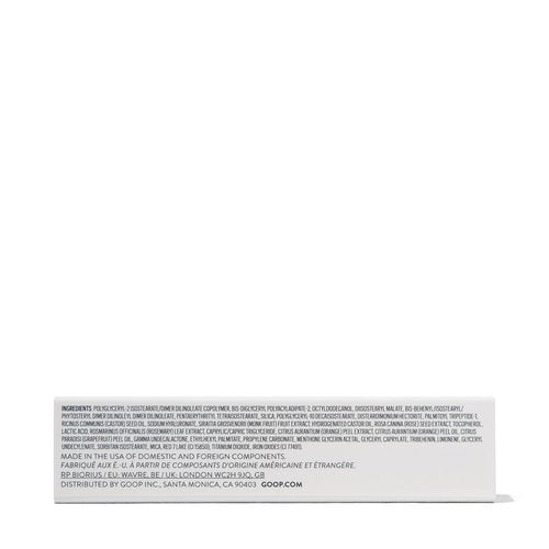 goop Beauty Hydra-Barrier Gel Gloss | Hydrating Lip Gloss to Moisturize & Plump Lips | Hyaluronic Acid & Vitamin E | Glaze - Palest Clear Pink | 0.13 oz