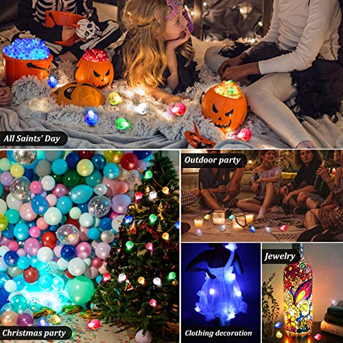 Green Mini Balloon Lights 200PCS Long Battery Life LED Party Decorations - Steady Glow