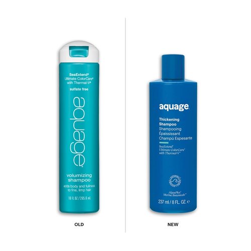 AQUAGE SeaExtend Thickening Shampoo - Thermal-V Technology Prevents Color Fade | 8 oz