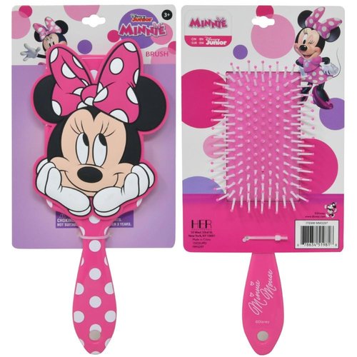 Minnie Mouse Hair Brush - Fun & Functional Design for Kids | Perfect for Tangles and Styling