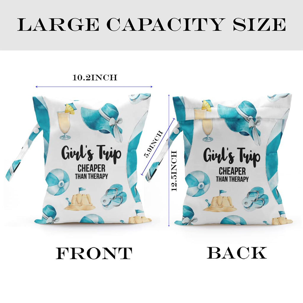 zcyxuuw Girls Trip Gifts, Wet Bag, Wet Dry Bag, For Swimsuit Travel Vacation Beach Pool Trip Makeup Bags, Bachelorette Party Bestie Gifts for Women Sister Friends