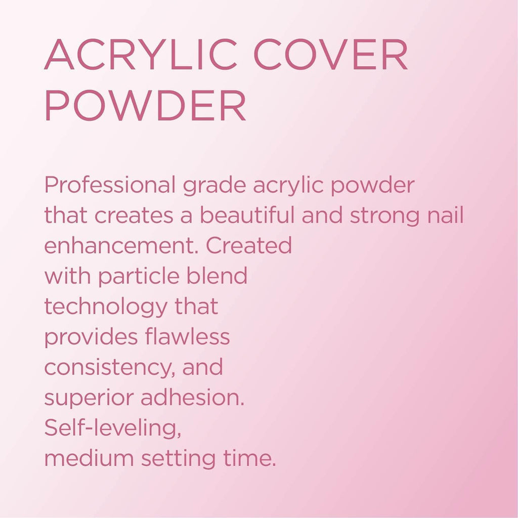 Young Nails Acrylic Cover Powder - Self-Leveling Professional Grade Nail Powder | Clear Nude Pink White, 660g