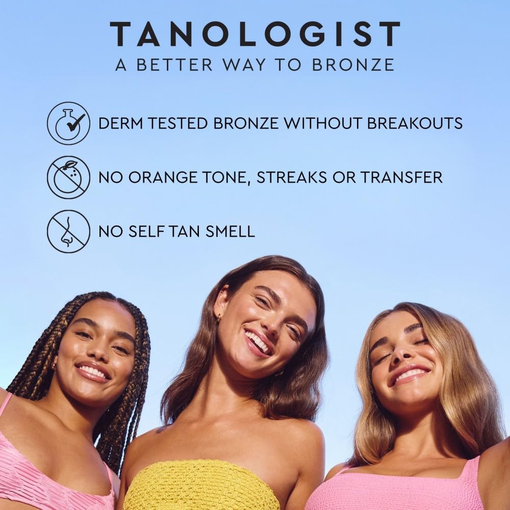 Tanologist Express Self Tan Gel - Extra Dark Formula | 6.76 fl. oz (200 ml) Tube for a Flawless Glow