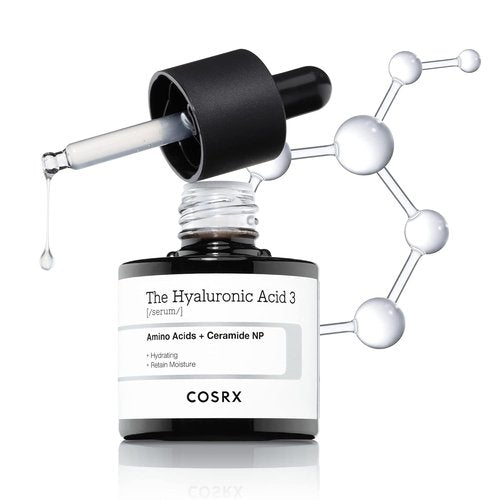 COSRX Pure Sodium Hyaluronic Acid Serum - Hydrating & Moisture Boosting for Fine Lines, 0.67 fl. oz / 20 ml | No Artificial Fragrance