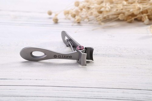 Stainless Steel Nail Clippers – G.Liane 15mm Wide Jaw Opening Nail Cutter for Toenails and Fingernails Salon Quality Nail Care Tools for Women and Men
