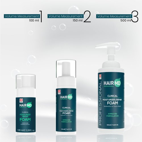 HairMD Transplant Clinical Foam - 150ml Men's Hair Growth Formula - Nourishes and Repairs Post-Transplant Scalp - Gentle Cleansing for Sensitive Skin