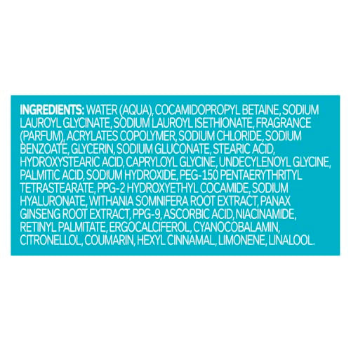 OLLY Calm Body Wash with Hyaluronic Acid, Adaptogens & Vitamin B3– Nourishing Cleanser for Skin Barrier Repair, Deep Hydration, Eucalyptus Amber Scent, 17oz