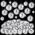 Mini Mirror Disco Balls Decoration Set - Silver 4 Inch, 20 Pieces for Parties & Weddings