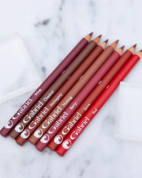 Gabriel Cosmetics Vegan Lipliner - Mahogany Shade, .04 oz for Perfectly Defined Lips
