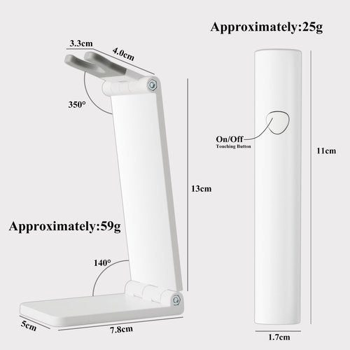 EODCI Handheld UV Nail Lamp, Mini U V LED Nail Lamp Handheld with Stand, Portable Nail Dryer Rechargeable USB Cordless, Nail Light with 2 Timers for Fast Drying