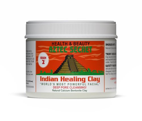 Aztec Secret - Indian Healing Clay 10oz Jar - Deep Pore Cleansing Facial & Body Mask | 100% Natural Calcium Bentonite Clay