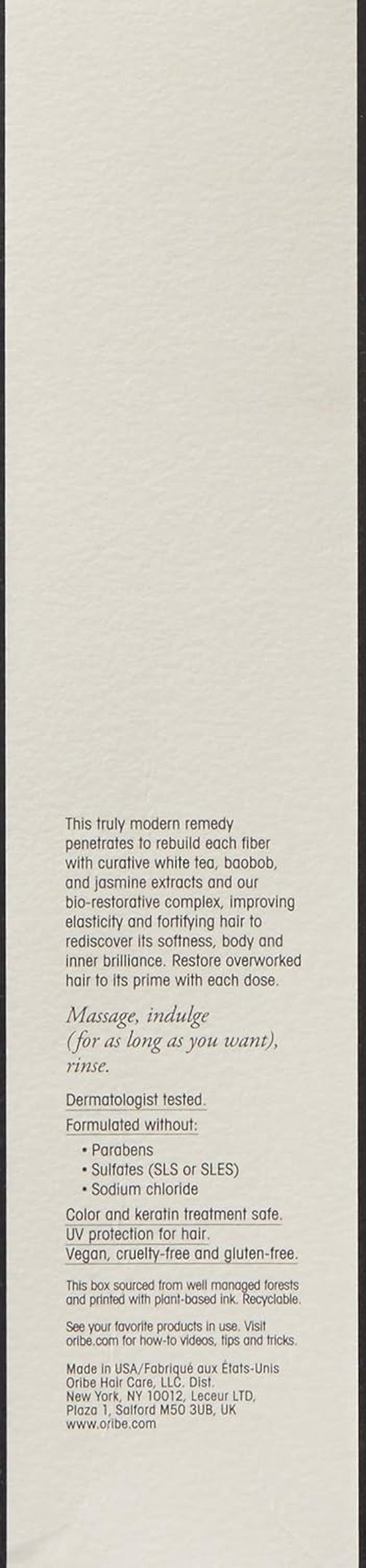Oribe Gold Lust Transformative Mask - Intense Repairing Hair Mask for Dry, Damaged Hair | 5 oz