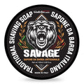 The Goodfellas' Smile, SAVAGE (Bergamot & Lemon), Luxury Italian Shaving Soap, Formulated for Use with A Shaving Brush, Made in Italy