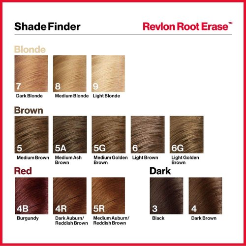 Revlon Permanent Hair Color, Permanent Hair Dye, At-Home Root Erase with Applicator Brush for Multiple Use, 100% Gray Coverage, Medium Blonde (8), 3.2 Fl Oz