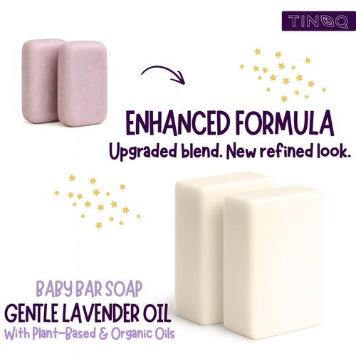 Natural Baby Soap Bar by [Brand Name] - Gentle Lavender Soap for Sensitive Skin | Vegan & Organic | 7 Bars