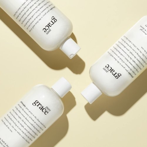 Philosophy Pure Grace Shampoo - Luxurious Shower Gel & Bubble Bath, 16 oz | Refreshing Cleanse