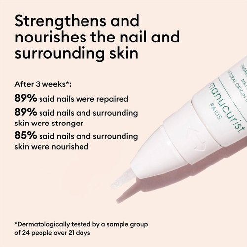 Manucurist Concentré Perfecteur Nail Pen - Nourishing & Fortifying Formula - Vegan, Made in France - 1-in-2 Nail Care Treatment
