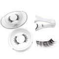 Ginani Magnetic Lashes,Magnetic Eyelashes with Applicator for Valentine's Day,No Glue Needed Reusable Magnet Eyelashes Kit for Use(Simple)