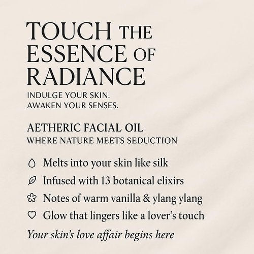 Glow Face Oil - Hydrating Moringa, Rosehip & Argan Serum for All Skin Types | 1.35 fl oz Vegan Skincare