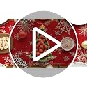 Artoid Mode Snowflakes Winter Table Runner 13x72 Inch - Red Home Decor