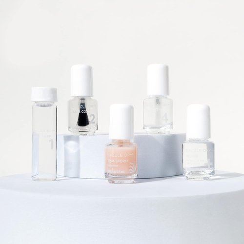Dazzle Dry Complete Starter Mini Kit - Nail Prep, Base Coat, Top Coat & Ridge Filler | Transform Your Nails