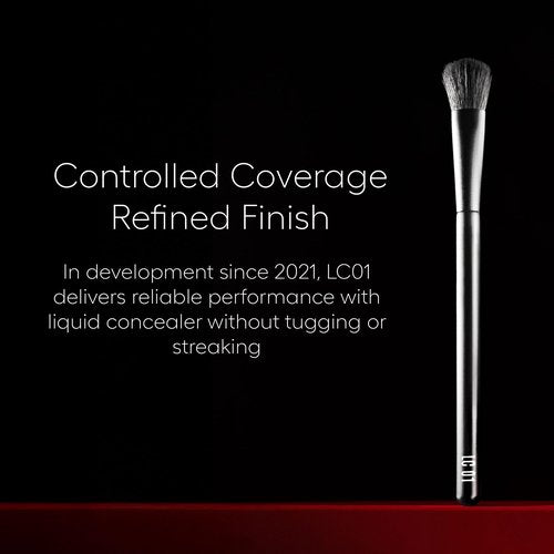 rephr LC 01 Concealer Brush, Synthetic Bristles, designed for Liquids and Cream Based Products