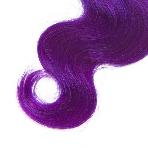 Purple Human Hair Bundles 24 26 28 Inch Body Wave Omber Purple Bundle Human Hair Bundles 12A Unprocessed Brazilian Virgin Hair Quick Weave for Black Women