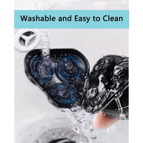 Gleway SH50 Replacement Heads - Compatible with Philips Series 5000 Shaver | 3 Pcs with Cleaning Brush