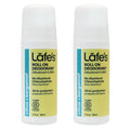 Lafe's Natural Deodorant - Aluminum-Free Citrus & Bergamot Roll-On | 3oz | 2 Pack