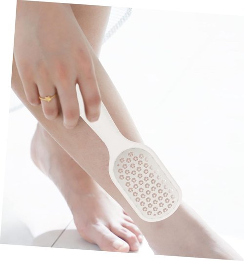 Healeved Stainless Steel Foot File - 8.38 Inch Callus Remover with Comfortable Handle & Hanging Hole