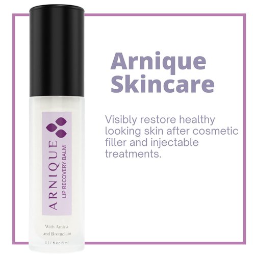 Arnique Arnica Lip Balm – Lip Filler Aftercare Balm with Arnica Montana and Bromelain, Soothing Topical Masque for Lip Flip, Injections, and Cosmetic Treatments