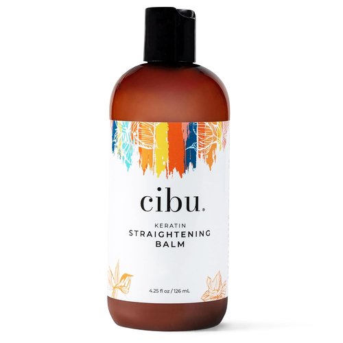 Cibu Keratin Straightening Balm - Heat Protectant & Frizz Prevention | At-Home Hair Treatment | 4.25 Ounces