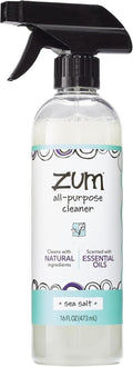 Indigo Wild Zum All-Purpose Cleaner - Natural Essential Oil Formula with Baking Soda - Sea Salt, 16 fl oz
