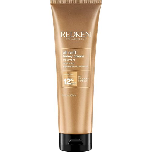 Redken All Soft Heavy Cream Mask - Moisturizing Deep Conditioner for Dry Hair with Argan Oil