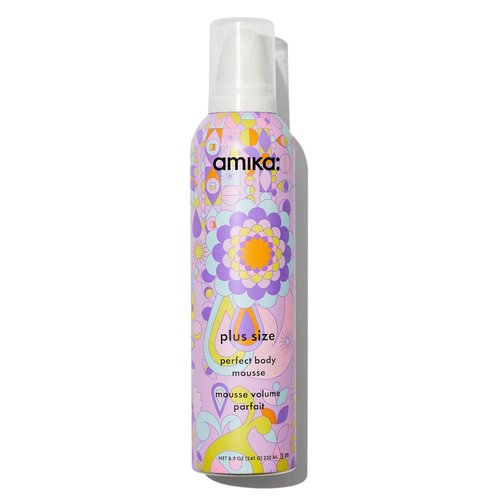Amika Perfect Body Mousse - Volumizing Hair Foam for Plus Size Hair - Lightweight & Fluffy Finish