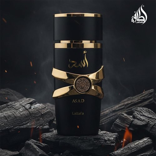 Lattafa Perfumes Asad Unisex Eau de Parfum Spray - 3.4 Ounce Fragrance for All Occasions
