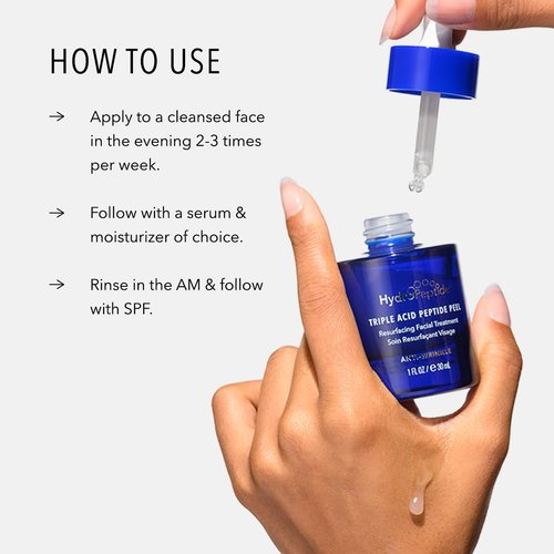 Hydropeptide Triple Acid Peptide Peel - Resurfacing Exfoliation Treatment, 1 Ounce