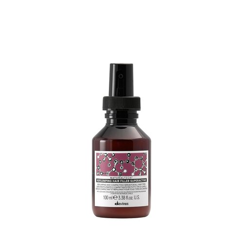 Davines Naturaltech Replumping Hair Filler - Moisturizing Formula for Fine Hair | Thickens & Plumps, 3.38 Fl Oz