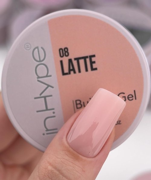 IN.HYPE UV/LED Camouflage Hard/Builder Gel for Nail Extension/Strengthening/Overlays (Latte #10) É