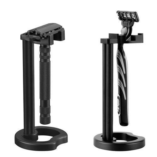 SANWA Deluxe Razor Holder Stainless Shaving Razor Stand,Dad Gifts,Boyfriend Gifts,Husband Gifts for Him