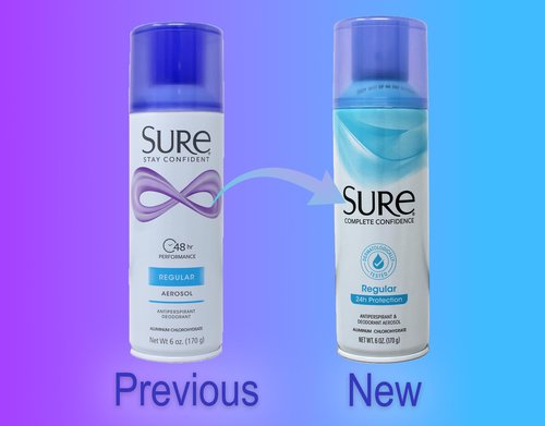Sure Regular Scent Aerosol Antiperspirant and Deodorant - 24-Hour Protection for Men and Women - Fast Drying Spray Deodorant - 6 oz, Pack of 3